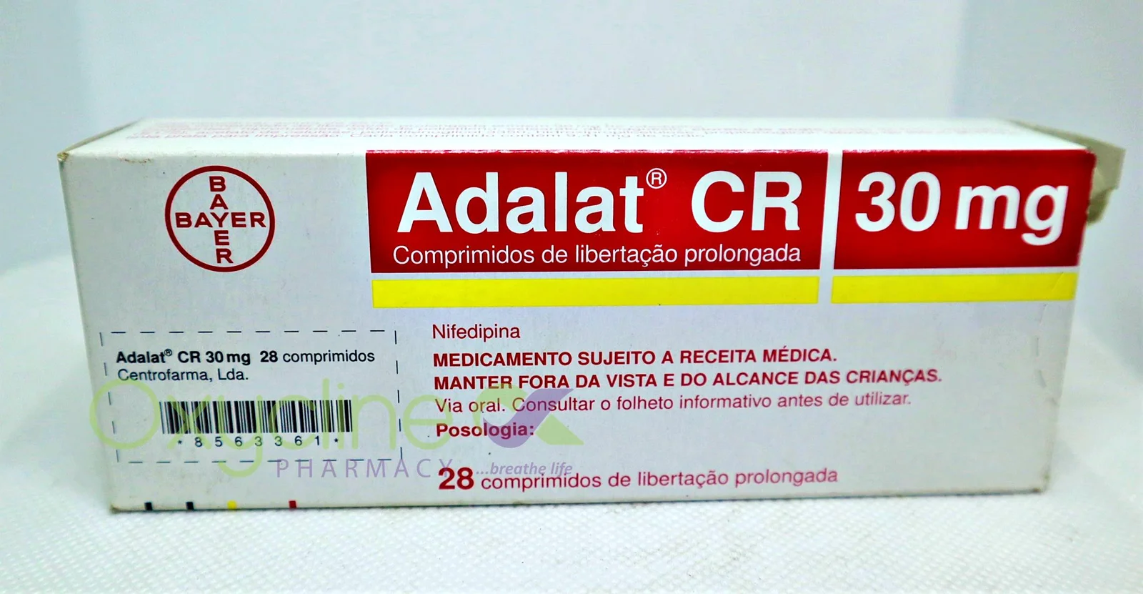 Adalat LA 30mg Tabs x 28