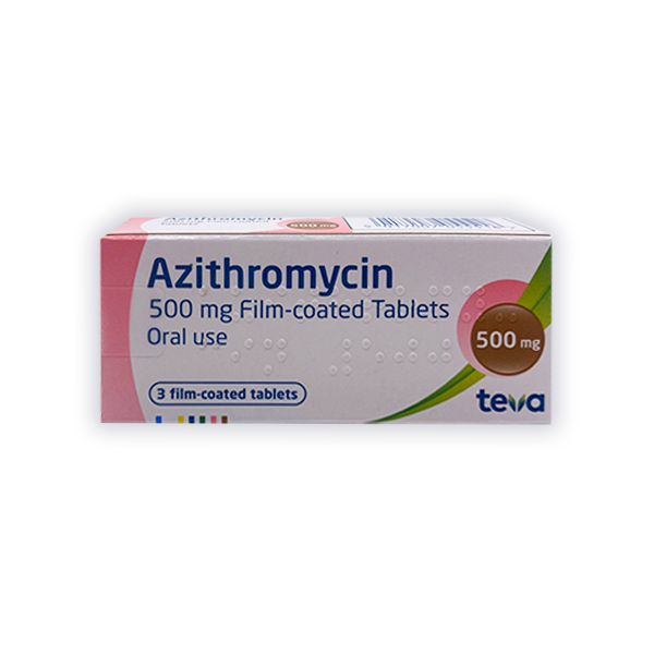 Azithromycin 500mg tabs x 3/Teva