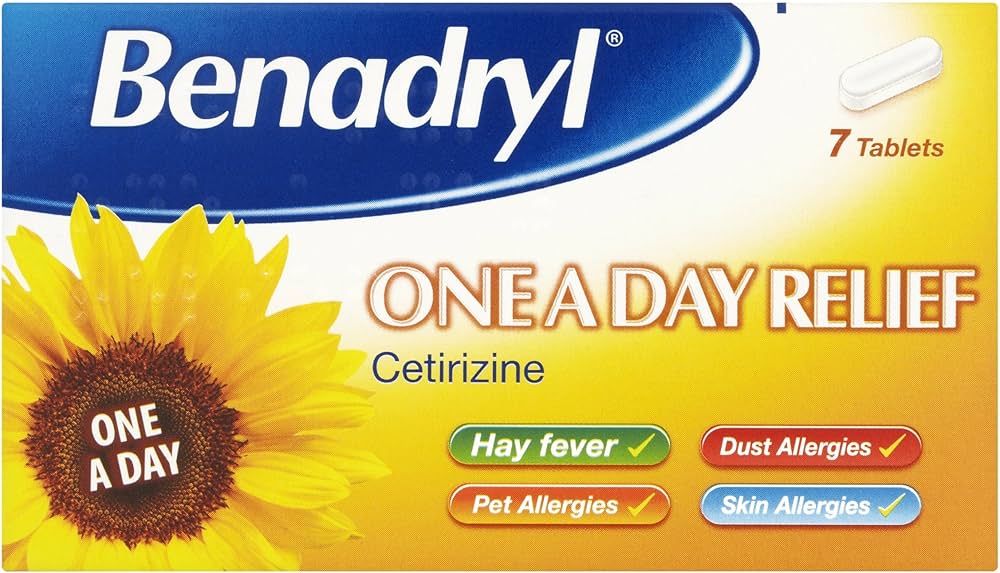 Benadryl allergy One A Day Tabs x 7/Mcneil