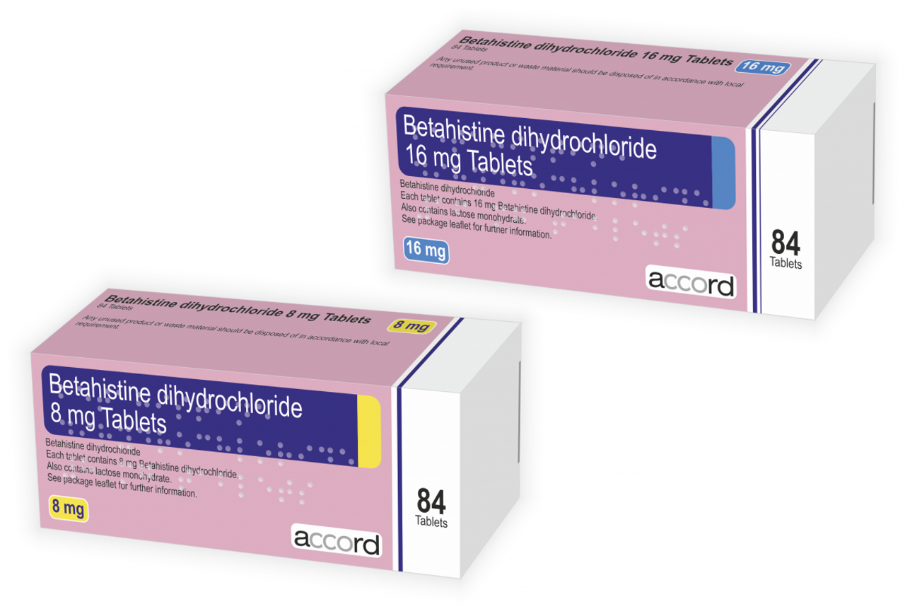 Betahistine 16mg Tabs x 84