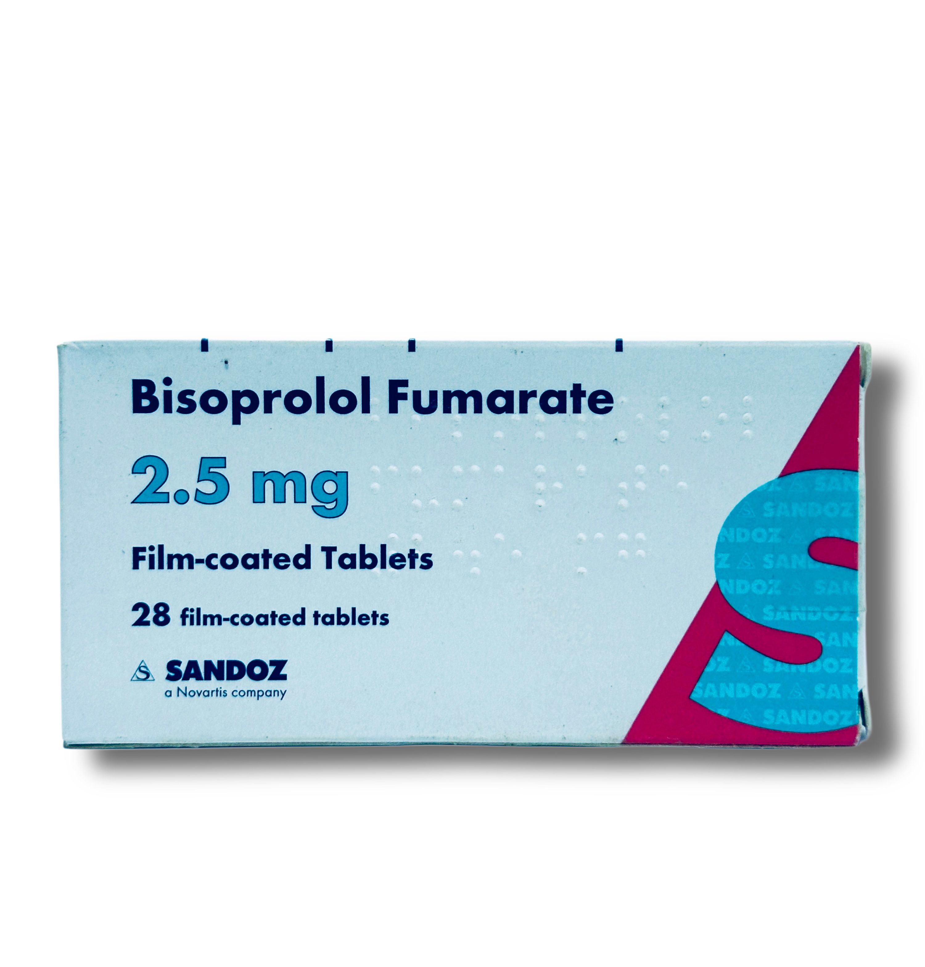 Bisoprolol 2.5mg tabs x 28/Sandoz