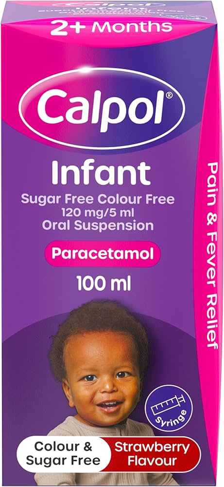 Calpol Infant S/F Strawberry x 100ml /McNeil