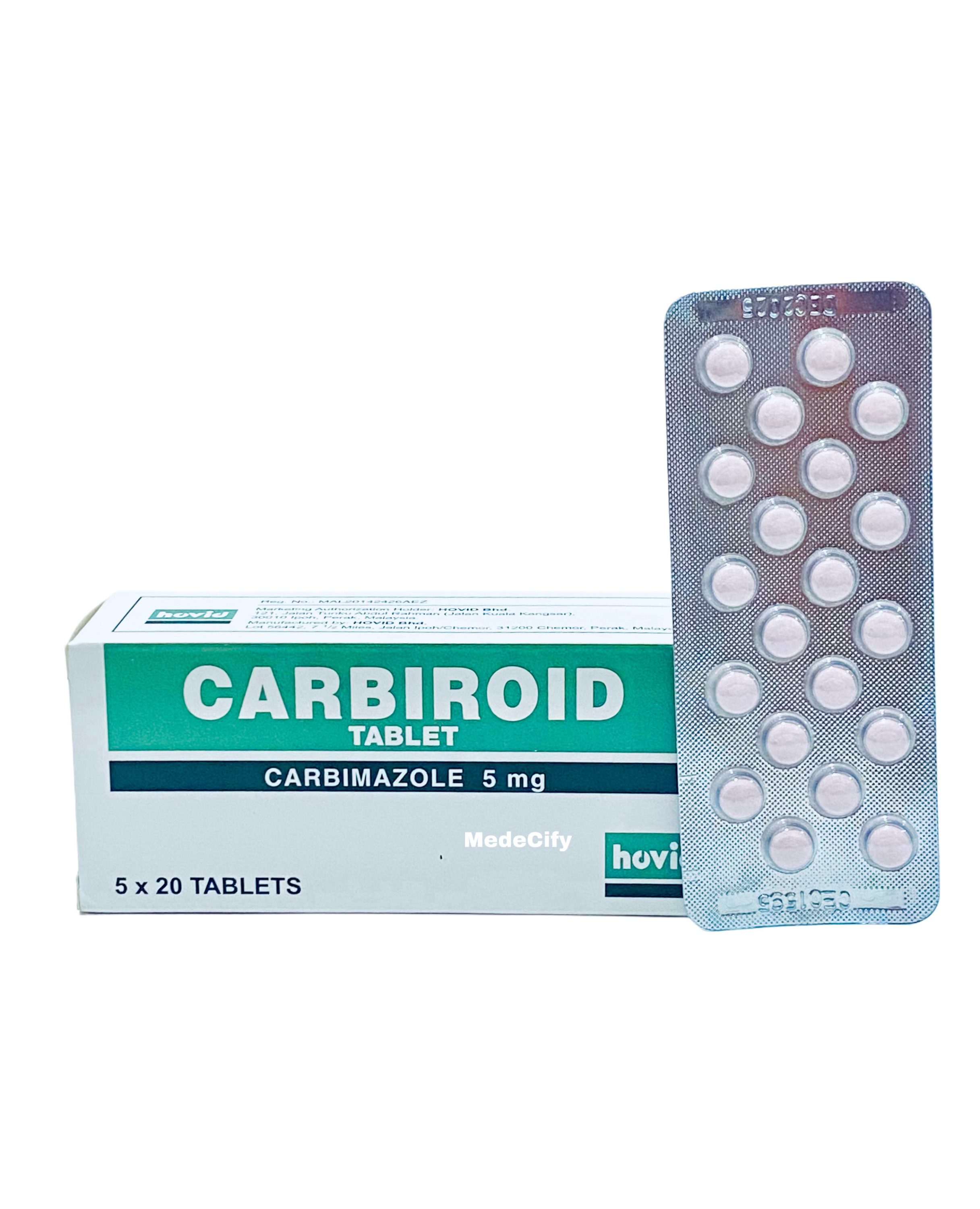 Carbimazole 5mg Tabs x 100