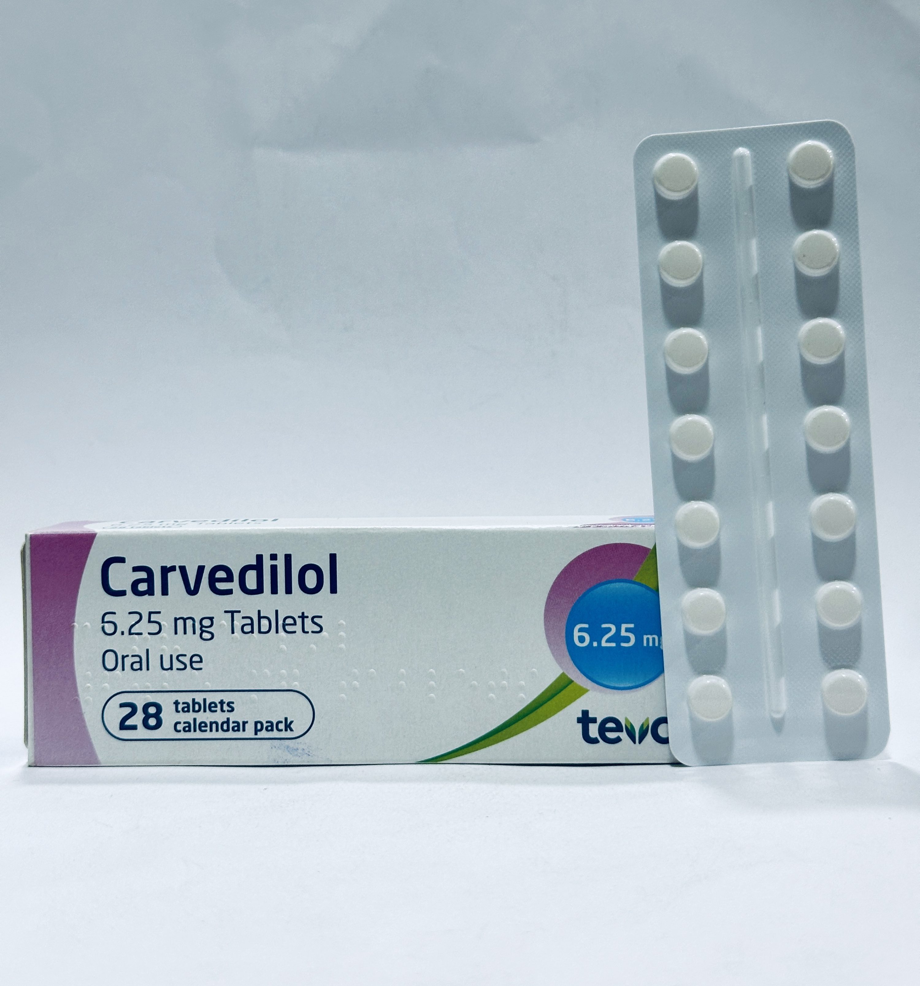 Carvedilol 6.25mg Tab x 28 /Teva