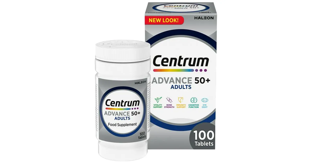 Centrum Advanced multivitamins Tabs x 100