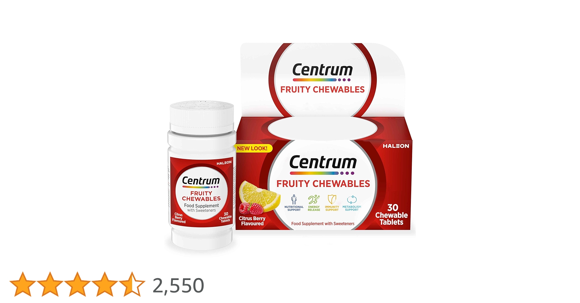 Centrum Fruity Chewables Tabs x 30