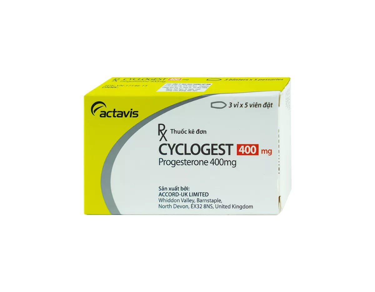 Cyclogest 400mg x 15s Actavis