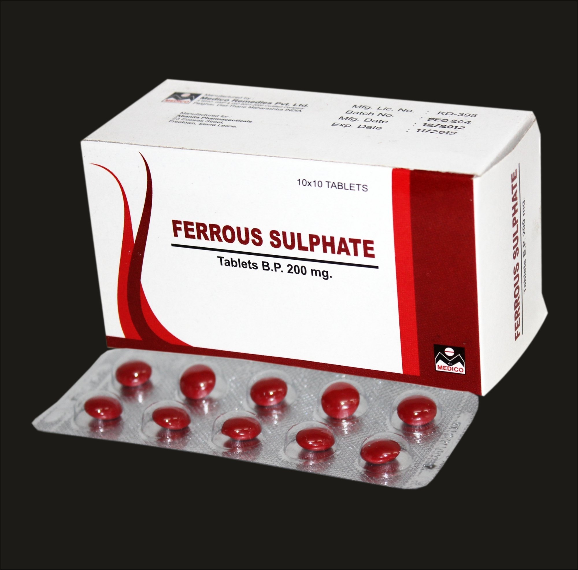 Ferrous Sulphate 200mg Tab x 28/