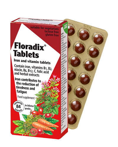 Floradix Iron Tablets x 84