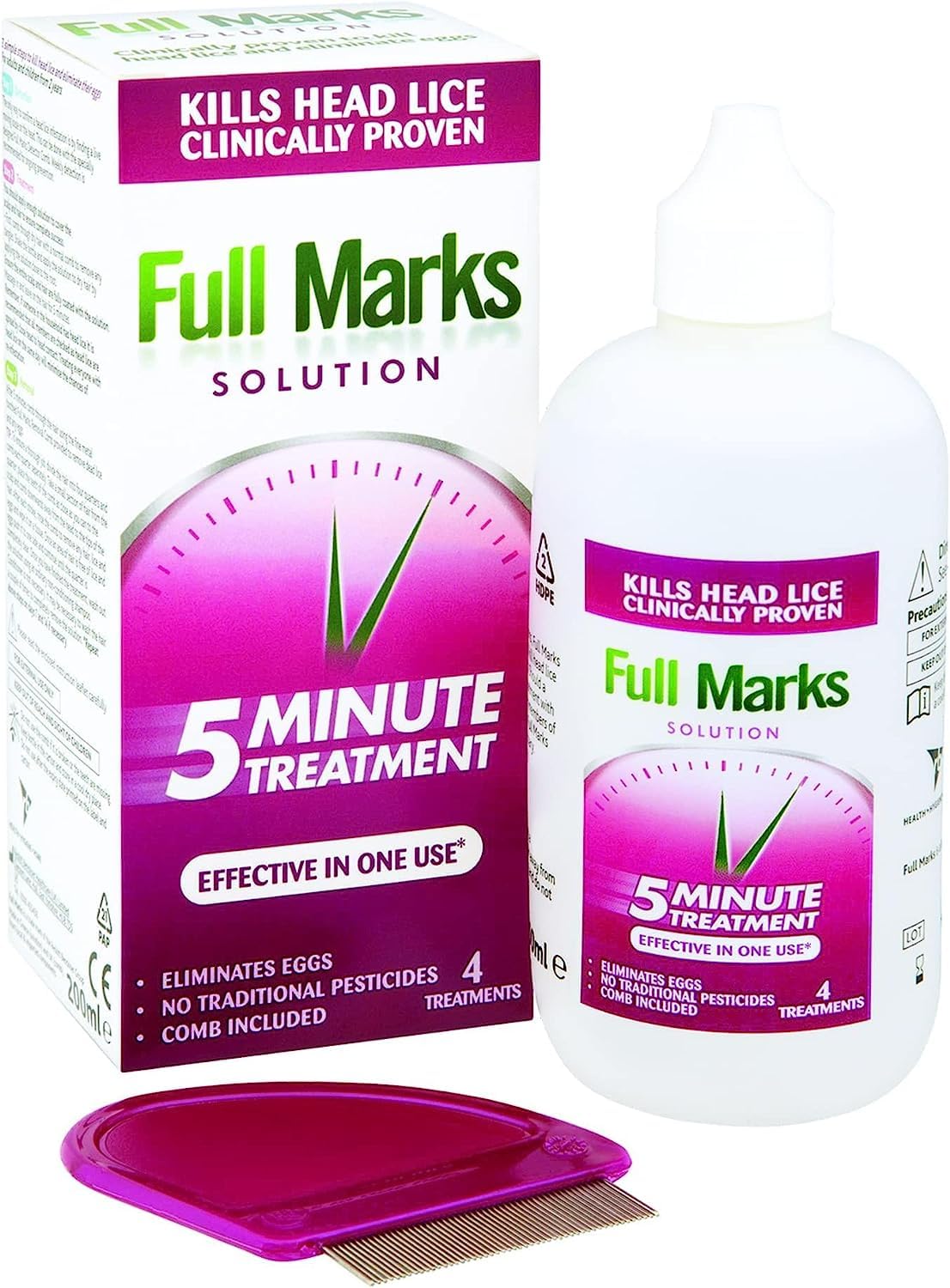 Full Marks Headlice Solution x 200ml