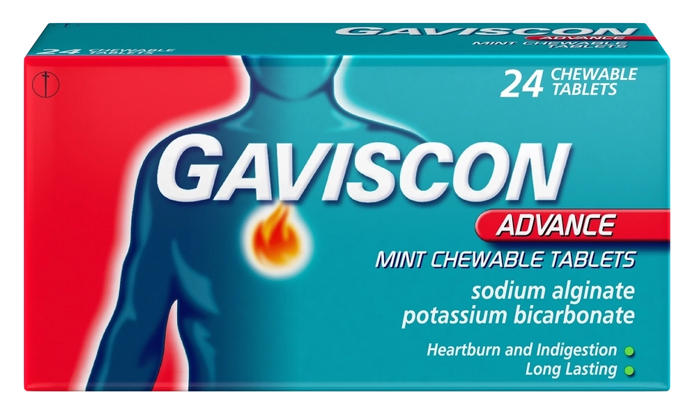 Gaviscon Advance Peppermint tabs x 24