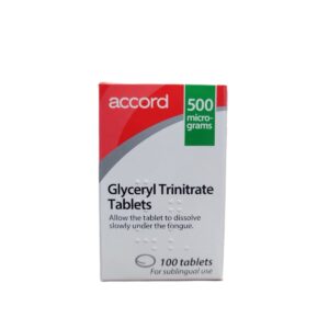 Glycerin trinitrate 500mcg tabs x 100/Accord